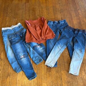 Kids Denim Jeans Set